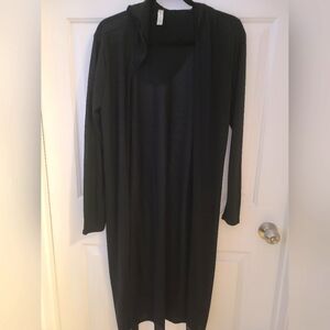 SZ M Black hooded Cardigan